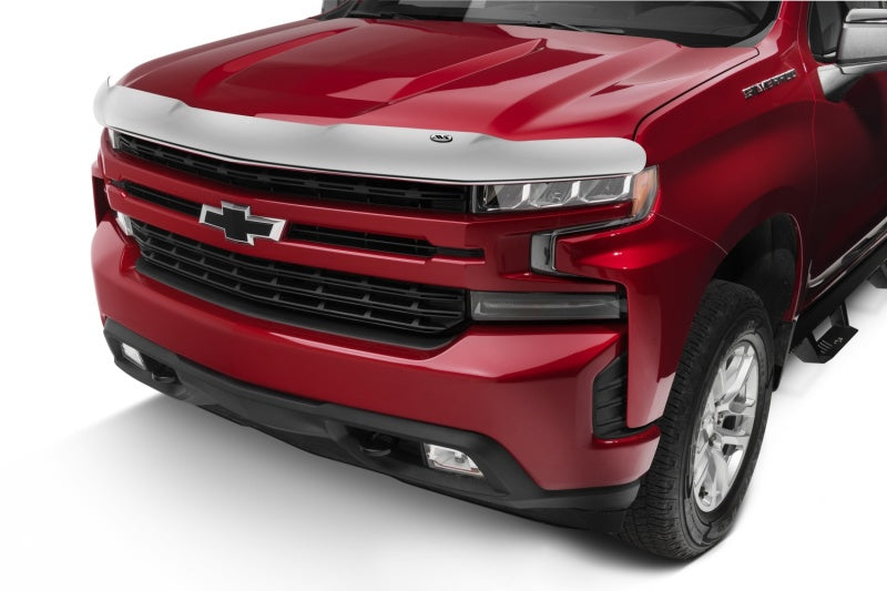 AVS 19-22 Chevrolet Silverado 1500 (Excl. ZR2/LT Trail Boss) High Profile Hood Shield - Chrome