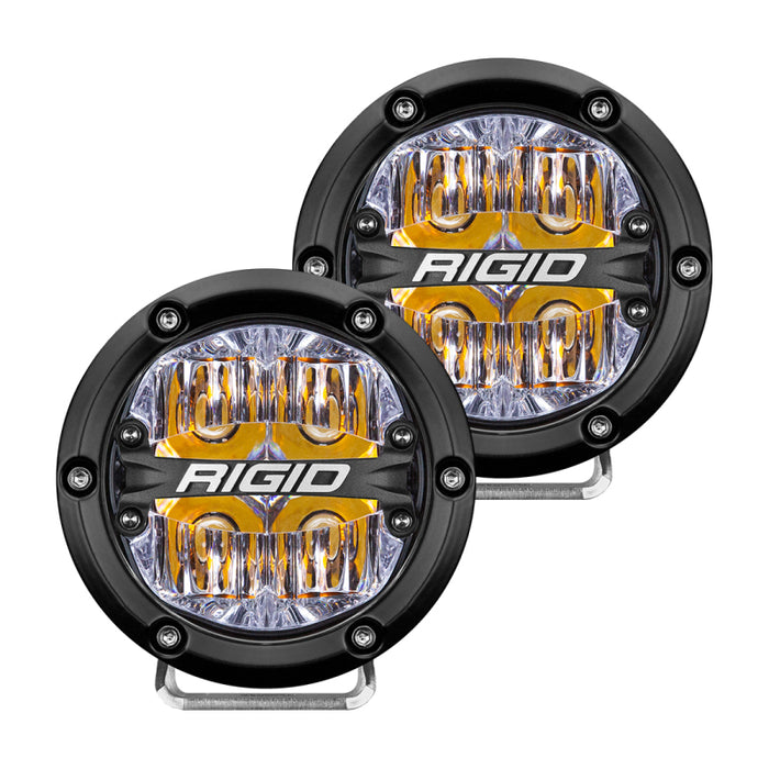 Rigid Industries 16-20 Toyota Tacoma A-Pillar Light Kit (Incl. 4In 360-Series Drive)